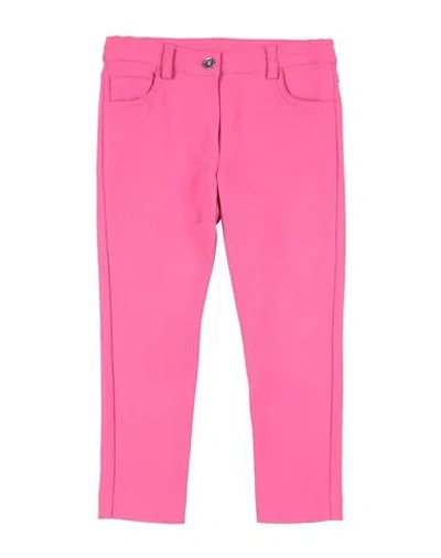 Dolce & Gabbana Babies'  Toddler Girl Pants Fuchsia Size 5 Viscose, Acetate, Eco Polyester In Pink