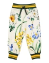 Dolce & Gabbana Toddler Girl Pants Ivory Size 4 Cotton, Elastane In White