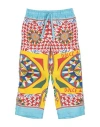 Dolce & Gabbana Toddler Girl Pants Light Blue Size 4 Silk In Multi