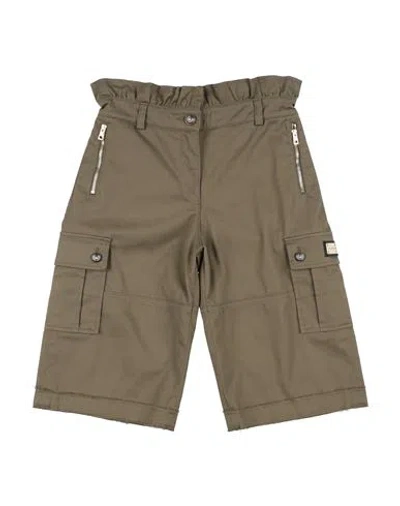 Dolce & Gabbana Babies'  Toddler Girl Pants Military Green Size 4 Cotton, Elastane, Polyester, Zamak