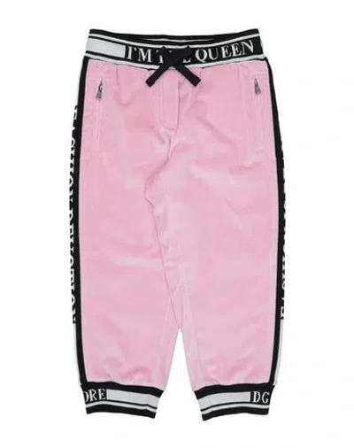 Dolce & Gabbana Babies'  Toddler Girl Pants Pink Size 4 Cotton, Elastane