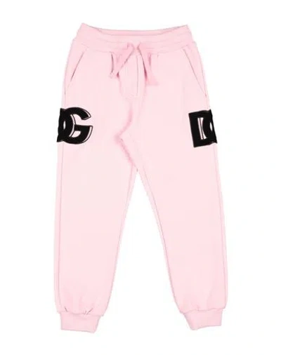 Dolce & Gabbana Babies'  Toddler Girl Pants Pink Size 7 Cotton, Elastane, Polyester, Viscose