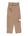 Dolce & Gabbana Toddler Girl Pants Sand Size 5 Cotton, Elastane, Polyester In Brown