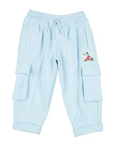 Dolce & Gabbana Babies'  Toddler Girl Pants Sky Blue Size 5 Cotton