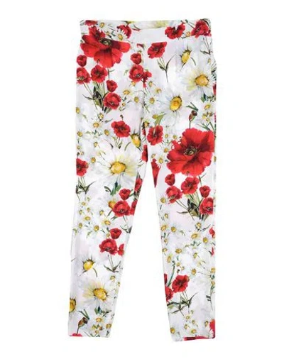 Dolce & Gabbana Babies'  Toddler Girl Pants White Size 5 Viscose