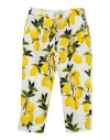 Dolce & Gabbana Toddler Girl Pants Yellow Size 5 Cotton, Silk, Viscose In Yellow