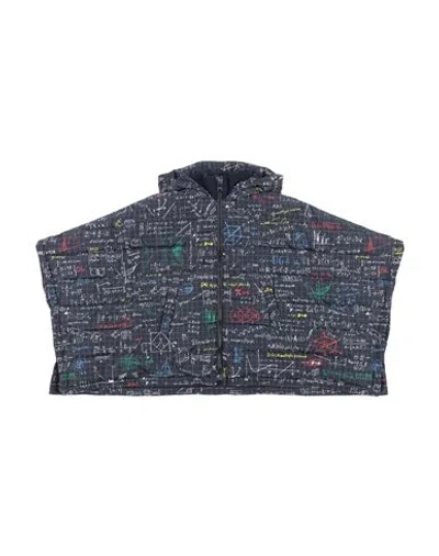 Dolce & Gabbana Babies'  Toddler Girl Cape Midnight Blue Size 5 Polyester, Virgin Wool, Elastane