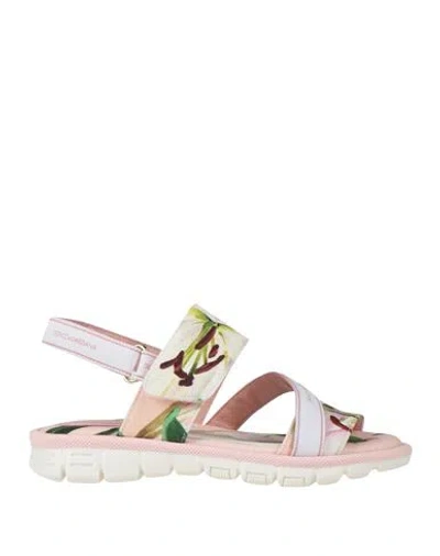 Dolce & Gabbana Babies'  Toddler Girl Sandals Light Pink Size 9.5c Textile Fibers