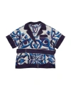 Dolce & Gabbana Babies'  Toddler Girl Shirt Blue Size 4 Silk