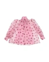 DOLCE & GABBANA DOLCE & GABBANA TODDLER GIRL SHIRT PINK SIZE 7 SILK, POLYESTER