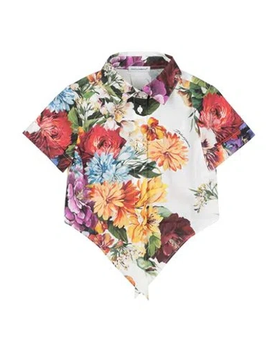 Dolce & Gabbana Babies'  Toddler Girl Shirt Red Size 4 Cotton In Multi