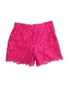 Dolce & Gabbana Toddler Girl Shorts & Bermuda Shorts Fuchsia Size 4 Cotton, Viscose, Polyamide In Pink