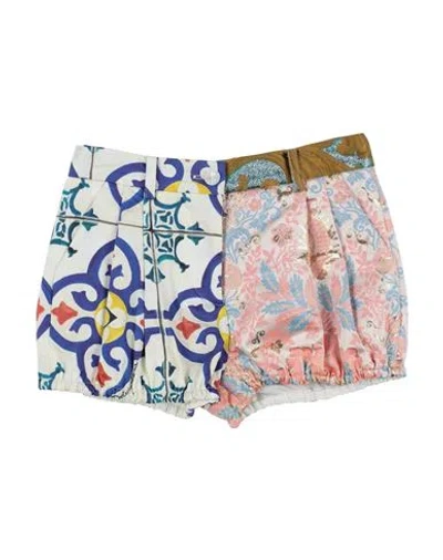 Dolce & Gabbana Babies'  Toddler Girl Shorts & Bermuda Shorts Off White Size 5 Cotton, Polyester, Viscose, El