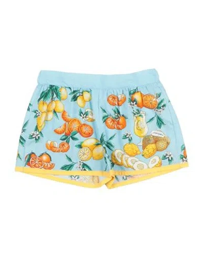 Dolce & Gabbana Babies'  Toddler Girl Shorts & Bermuda Shorts Sky Blue Size 5 Cotton