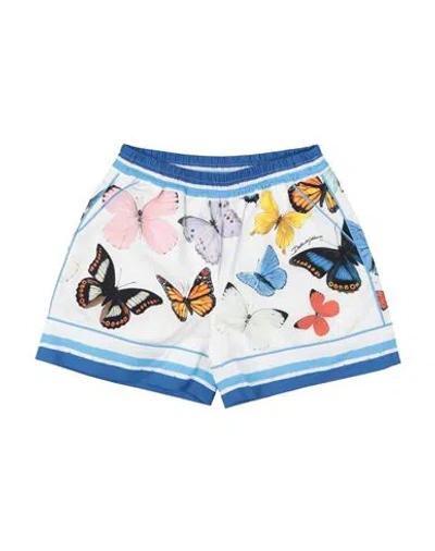 Dolce & Gabbana Babies'  Toddler Girl Shorts & Bermuda Shorts White Size 4 Cotton In Multi
