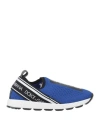 Dolce & Gabbana Toddler Girl Sneakers Blue Size 9.5c Polyester In Blue