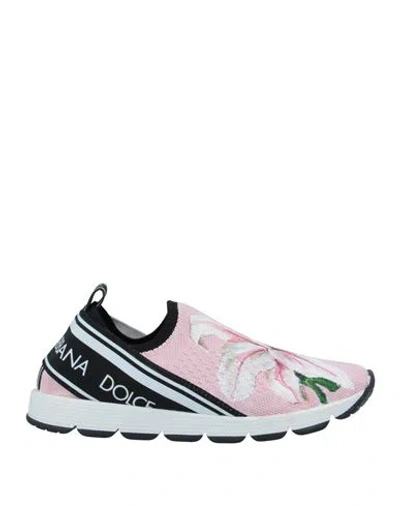Dolce & Gabbana Babies'  Toddler Girl Sneakers Pink Size 9c Textile Fibers In Multi