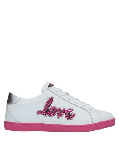 Dolce & Gabbana Babies'  Toddler Girl Sneakers White Size 9c Calfskin, Lambskin