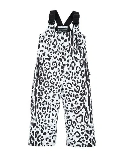 Dolce & Gabbana Babies'  Toddler Girl Snow Wear White Size 4 Polyester, Polyamide, Silicone