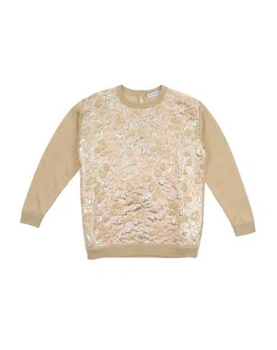 Dolce & Gabbana Babies'  Toddler Girl Sweater Platinum Size 6 Viscose, Acrylic, Acetate, Polyester, Lurex In Neutral