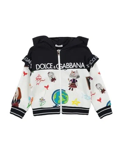 Dolce & Gabbana Babies'  Toddler Girl Sweatshirt Midnight Blue Size 6 Cotton