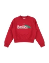 DOLCE & GABBANA DOLCE & GABBANA TODDLER GIRL SWEATSHIRT RED SIZE 7 COTTON, ELASTANE, ZAMAK