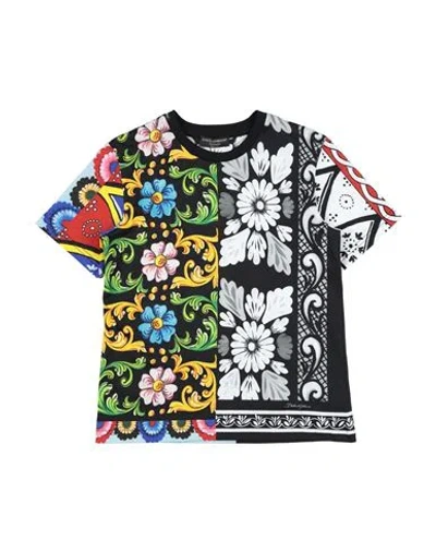 Dolce & Gabbana Babies'  Toddler Girl T-shirt Black Size 5 Cotton