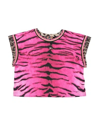Dolce & Gabbana Babies'  Toddler Girl T-shirt Fuchsia Size 6 Cotton In Pink
