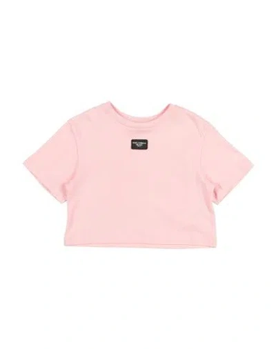 Dolce & Gabbana Babies'  Toddler Girl T-shirt Pink Size 3 Cotton, Polyester