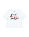 Dolce & Gabbana Toddler Girl T-shirt White Size 4 Cotton In White