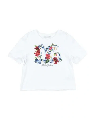 Dolce & Gabbana Babies'  Toddler Girl T-shirt White Size 4 Cotton