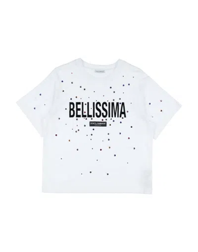 Dolce & Gabbana Babies' T-shirts In White