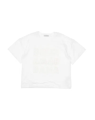 Dolce & Gabbana Babies' T-shirts In White