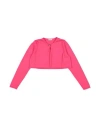 DOLCE & GABBANA DOLCE & GABBANA TODDLER GIRL WRAP CARDIGANS FUCHSIA SIZE 7 COTTON