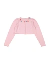Dolce & Gabbana Babies'  Toddler Girl Wrap Cardigans Pink Size 5 Cotton, Silk, Viscose
