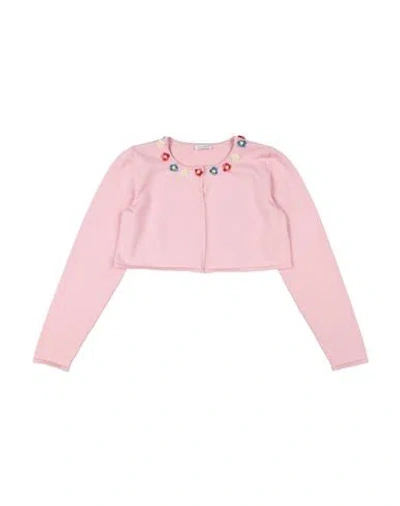 Dolce & Gabbana Babies'  Toddler Girl Wrap Cardigans Pink Size 7 Cotton, Silk, Viscose