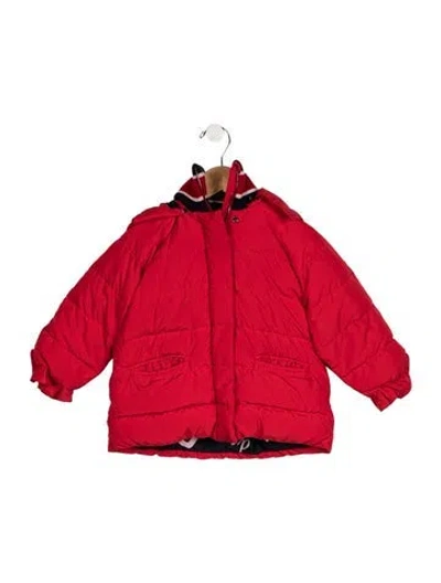 Pre-owned Dolce & Gabbana Babies' Toddler Girls' Down Jacket In Red