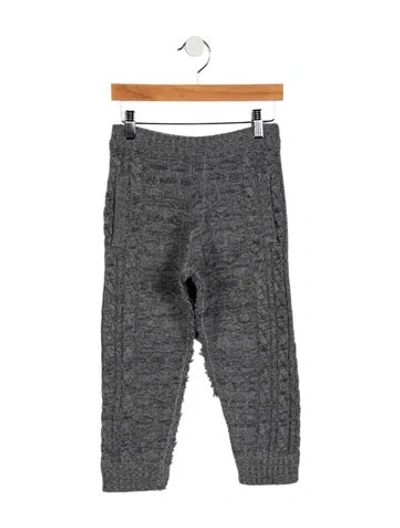 Pre-owned Dolce & Gabbana Babies' Toddler Girls' Knit Bottoms In Gray