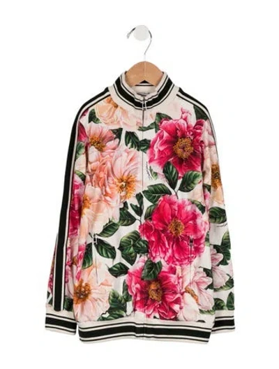 Pre-owned Dolce & Gabbana Babies' Toddler Girls' Pattern Print Jacket In Pink