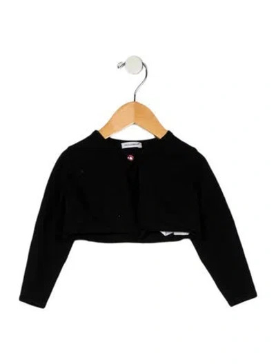 Pre-owned Dolce & Gabbana Babies' Toddler Girls' Shrug In Black