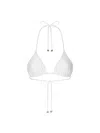 Dolce & Gabbana Leopard-print Padded Triangle Bikini Top In White