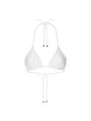 Dolce & Gabbana Leopard-print Padded Triangle Bikini Top In White