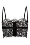 Dolce & Gabbana Black Lace Bra In Black