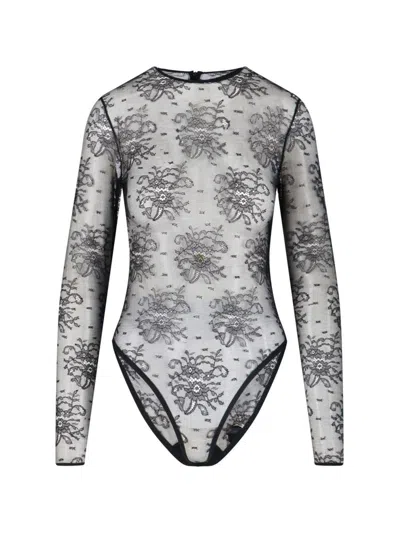 Dolce & Gabbana Lace Bodysuit In Black