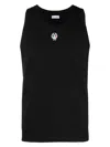 Dolce & Gabbana Canotta Con Patch In Black
