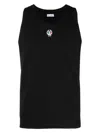 Dolce & Gabbana Canotta Con Patch In Black
