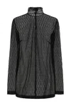 Dolce & Gabbana Turtleneck Long Sleeve Blouse In Black