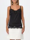 Dolce & Gabbana Dolce&gabbana Lace Trim Camisole In Schwarz