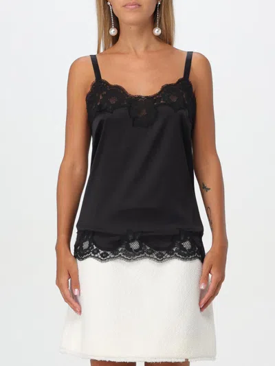 DOLCE & GABBANA TOP DOLCE & GABBANA WOMAN COLOR BLACK,F88888002