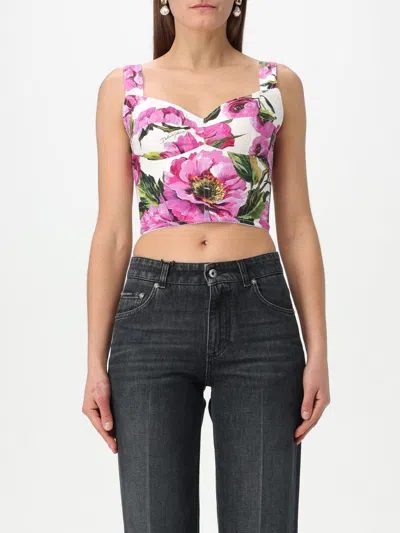 DOLCE & GABBANA TOP DOLCE & GABBANA WOMAN COLOR FUCHSIA,G56298007